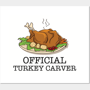 Thanksgiving Turkey Carver Official Posters and Art